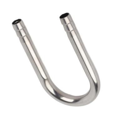 Imagem de GLOGLOW Acessórios para Bomba de Ar Tubo de Peixe de Aço Inoxidável U Tubo de Forma, Conector de Em Forma de U para Aquário Nan de Tubulação de Oxigênio de CO2 (1/3 22-23cm Circonferência da cabeça)