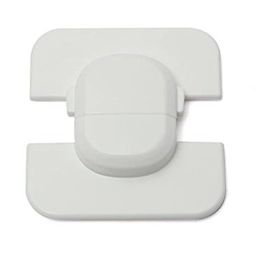 Imagem de Armário de plástico quente para porta infantil para bebês (branco)