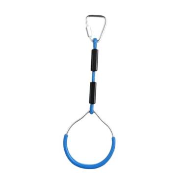 Imagem de Vaveren Anéis de treinamento de força, equipamentos de ginástica doméstica para crianças, para meninos e meninas, leves, anel de puxar, anel de ginástica para, Azul