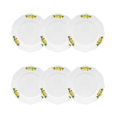 Imagem de Jogo De 6 Pratos Sobremesa 23 Cm Oxford Soleil Limoni