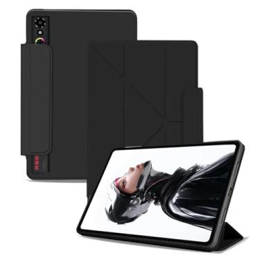 Imagem de Capa para tablet gamer RedMAGIC Astra 9 polegadas, capa de proteção para tablet NOUKAJU Tablet, suporte ajustável, resistente a quedas, antiarranhões, capa de proteção para RedMAGIC Astra (preto)