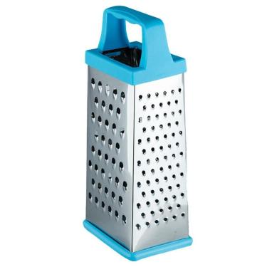 Imagem de Ralador De Cozinha Inox 4 Lados Retangular Queijos Vegetais