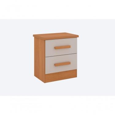 Imagem de Mesa De Cabeceira 2 Portas New Athos - D Doro Cinamomo/off White