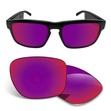Imagem de Lentes de substituição de 1,5 mm compatíveis com óculos de sol inteligentes BOSE Tenor BMD0011, antiarranhões e resistentes a impactos - Midnight Sun polarizado
