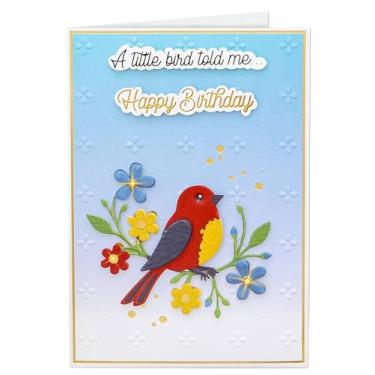 Imagem de Joli Coon Cartão de aniversário 3D para mulheres - Cartão de aniversário feito à mão com envelope de papel fino e adesivo de selo dourado - 17 x 11,4 cm