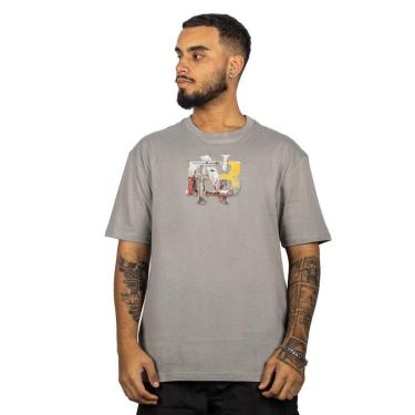 Imagem de Camiseta Nicoboco Hope Cinza-Masculino