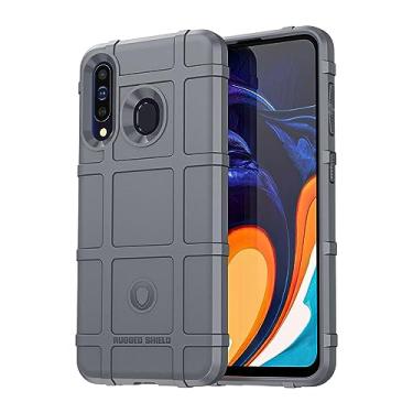 Imagem de IDEWEI Capa para Samsung Galaxy M40, fibra de carbono refinada, anti-queda, anti-impressões digitais, proteção integral. A capa do telemóvel é compatível com Samsung Galaxy M40