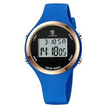 Imagem de NN BEN NEVIS Relógios femininos, relógio digital feminino esportivo ao ar livre com alarme/cronômetro/cronógrafo/luz traseira, presentes para mulheres