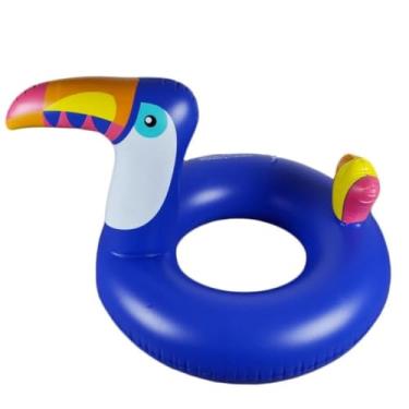 Imagem de Boia Inflável Tucano Tropical Gigante 175×120 cm Flutuador para Piscina e Praia Adulto e Infantil Luma Festas