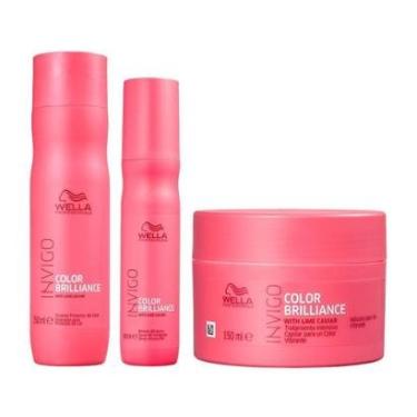 Imagem de Kit Wella Professionals Invigo Color Brilliance - Shampoo e Máscara e Leave-in 150 ml-Unissex