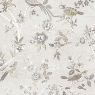 Imagem de Papel De Parede Thema Animais Cinza 28841