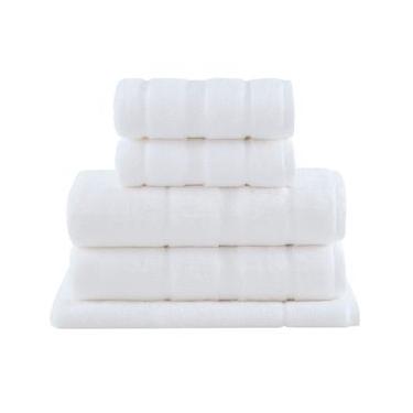 Imagem de Jogo de Toalhas de Banho Gigante com 05 Peças Vision Dual Air Branco - Buddemeyer