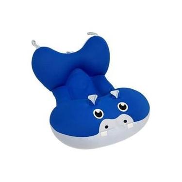 Imagem de Almofada De Banho Hipopótamo Lucas Luca Azul - Baby Pil