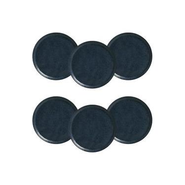 Imagem de Conjunto de Pratos de Sobremesa Porto Brasil Bio Night Blue 21,5cm - 6 Peças