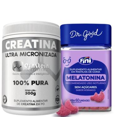 Imagem de Melatonina Em Gummys c/60 Fini e Creatina Ultramicronizada - dR GOOD