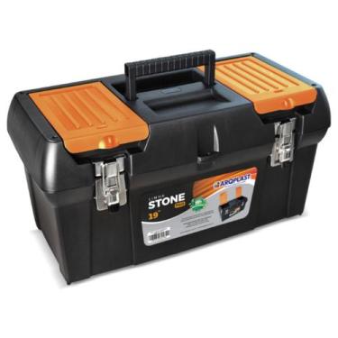 Imagem de Maleta Multiuso Para Ferramentas Pescaria Utilidades Em Geral Com Trav