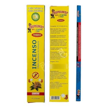 Imagem de Incenso Efeito Repelente Natural, Fragrância Osmanthus, 30 Unidades, Proteção Contra Mosquitos e Baratas, 100% Natural, Duração de 50 Minutos