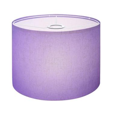 Imagem de Abajur de abajur, boho, pacote com 1 pacote abstrato, roxo, lavanda, lilás, sombra de luz gradiente suave para candeeiros de mesa, candeeiros de chão, abajur, abajur, substituição