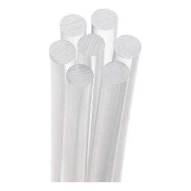 Imagem de Bastão de Cola Quente Transparente 10mm x 18cm – Kit 6 Unidades Durabilidade para Artesanato, Reparo, Madeira, Papel e Plástico – Compatível com Pistola de Cola Quente Universal (10mm)