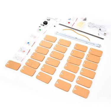 Imagem de Cryfokt Cristal LED Kit Analisador de Espectro de Áudio de Música Medidor VU para Entretenimento Doméstico Material ABS