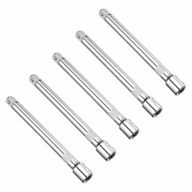 Imagem de HARFINGTON 5 peças de barra de extensão de soquete, chave catraca de 3/20.3 cm, barras de extensão de 15 cm de comprimento, ferramenta adaptadora para soquetes de porca de eixo de acionamento quadrado