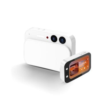 Imagem de EBTOOLS Câmera Digital 4K, 64 MP, Tela Toque Oled de 2,8 Polegadas, Zoom 16X, Foco Automático, Anti-vibração, Lente Telefoto 10x, Grande Angular, Visão Noturna, Adaptador Otg, 32 Gb (WHITE)