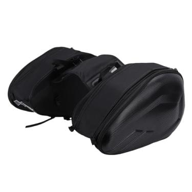Imagem de Estink Alforges para Motocicleta, Bolsas Laterais Expansíveis 36-58L Em Nylon Com Faixas Refletivas, para Acessórios de Motocicleta de Ajuste Universal