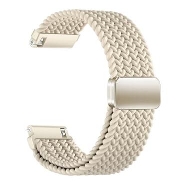 Imagem de Pulseiras para relógio inteligente GloryFit, pulseiras elásticas trançadas de 22 mm compatíveis com smartwatch GloryFit T80 T70 T60 T50 P99 P98, pulseiras elásticas de nylon macio para mulheres e