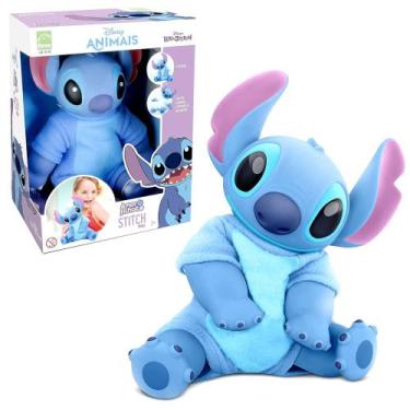 Imagem de Lilo Stitch Boneco Pelúcia e Vinil Amor de Filhote Original - Roma Jen