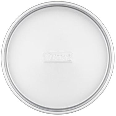 Imagem de Viking Forma de bolo redonda de cerâmica antiaderente de 22 cm, feita sem PFAS, assadeira de aço aluminizado de calibre pesado com estrutura de ferro reforçada, utensílios de cozinha de aquecimento