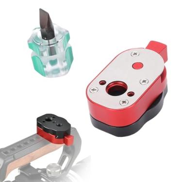 Imagem de Generic de Placa de Liberação Rápida, Troca de Acessórios Sem Esforço e Design de Rosca Dupla Seguro Com Parafusos de 1/4 3/8 de Polegada, para Monitores de Vídeo Monopés