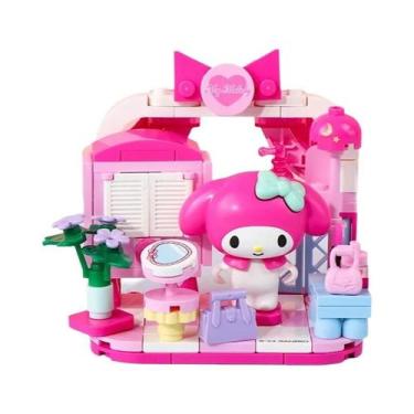 Imagem de Blocos De Montar Anime HelloKitty Kuromi My Melody Cinnamoroll Pompom 