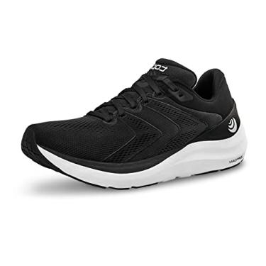 Imagem de Pantofi de alergat pe șosea Topo Athletic Phantom 2, confortabili, ușori, 5 mm Drop, pantofi atletici pentru alergare pe șosea, negru/alb, mărime 11.5