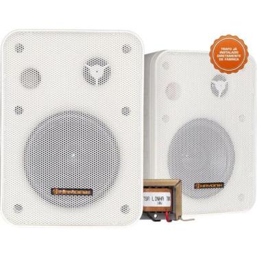 Imagem de Caixa Acústica Hayonik Ambience Line Msb60nc Com Trafo 70v(10w) Branca - Par - 2