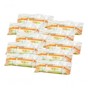 Imagem de Kit 10 Rolos Atadura Crepom Não Estéril 6cmx1,80m Texmed
