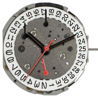 Imagem de Máquina para Relógio de Pulso Js15 com Calendário e Acumuladores - Rei