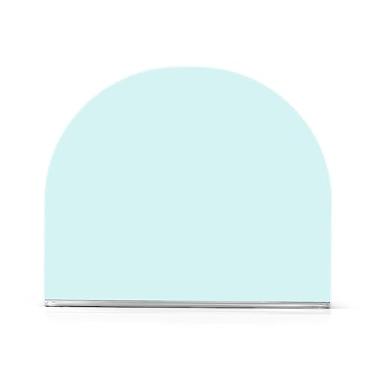 Imagem de Porta-guardanapos de acrílico ciano claro, suporte de guardanapos de banheiro em forma de U, suporte de guardanapo decorativo