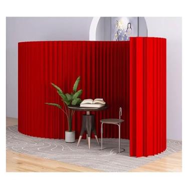 Imagem de Room divider Divisor de sala de papel acordeão, tela de papel extensível dobrável, divisória de privacidade flexível(5X1.8M/16.4X5.9FT)