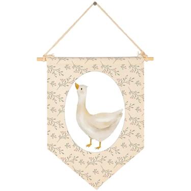 Imagem de Quarto de bebê acima do berço decoração de porta de sala de leitura - bebê, chuveiro, presente de aniversário de Natal para meninos e meninas - tela pendurada bandeira bandeira flâmula decoração de