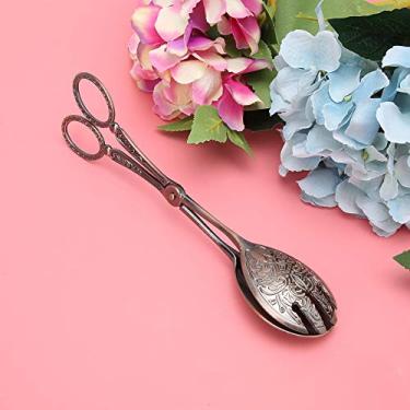 Imagem de GLOGLOW Ferramentas para Ovos Pinças de Pão de 9,1 Polegadas Com Alça Ergonômica Antiderrapante, Braçadeira de Bolo Estilo Vintage para Cozinhar e Assar Clipe de Comida de Liga de Zinco, Nan