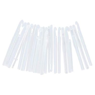 Imagem de Cryfokt Conjunto de Moldes de Ganchos de crochê DIY de 20, Molde de Silicone Resistente a Rasgos para Fazer Artesanato Em Casa
