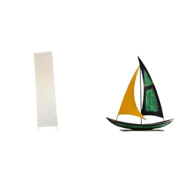 Imagem de Whtkoph Luminária de Chão Decorativa com Cúpula de Ferro, Ideal para Sala de Estar, Mesa Ou Como Ornamento Feng Shui. Parte de Uma Coleção Decorativa para Sal