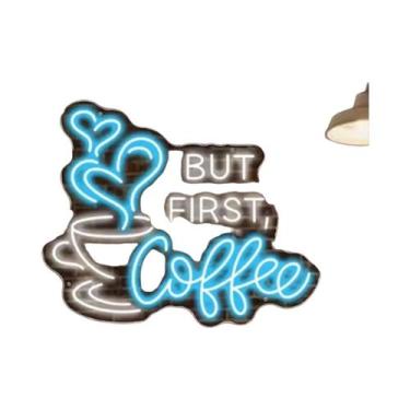 Imagem de Letreiro Neon LED USB Para Café, Bar, Casa E Decoração De Parede De Re