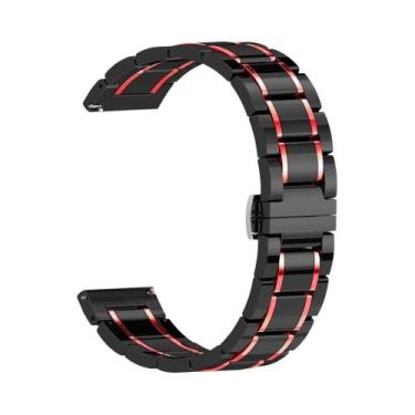 Imagem de Pulseira De Cerâmica E Metal De 22mm Para Samsung Gear S3, Huawei GT5,