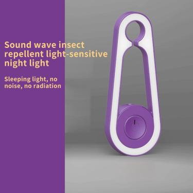 Imagem de Repelente de Mosquitos para Ambiente Fechado em Casa USB Eletrônico com Luz Noturna por Indução Acústico Físico Uma Máquina Dois Usos Detecção Compact