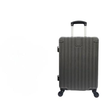 Imagem de Mala de Viagem com Rodinhas 360° Rígida com Cadeado – Tamanhos PP a G – Bagagem Resistente para Viagem(CINZA ESCURO (M) - 323)