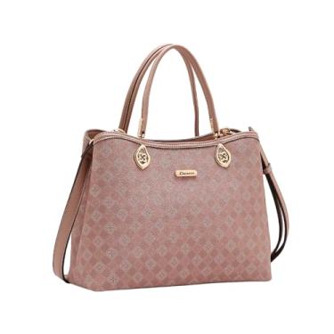 Imagem de Bolsa Chenson com Alça Dupla - 2 Divisórias - 3 Bolsos - Antifurto - Alça de Mão - Tiracolo Regulável - 3485287