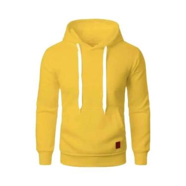 Imagem de Moletom Masculino Leve Com Capuz, Manga Longa, Casual, Estilo Urbano, 