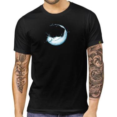 Imagem de Blusa masculina preta tendência - Abstrato Brasil, Preto, G