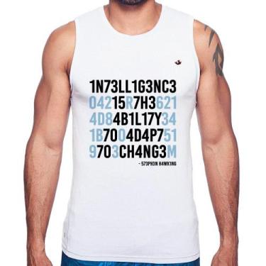 Imagem de Regata Adapt to change - Foca na Moda, Branco, GG